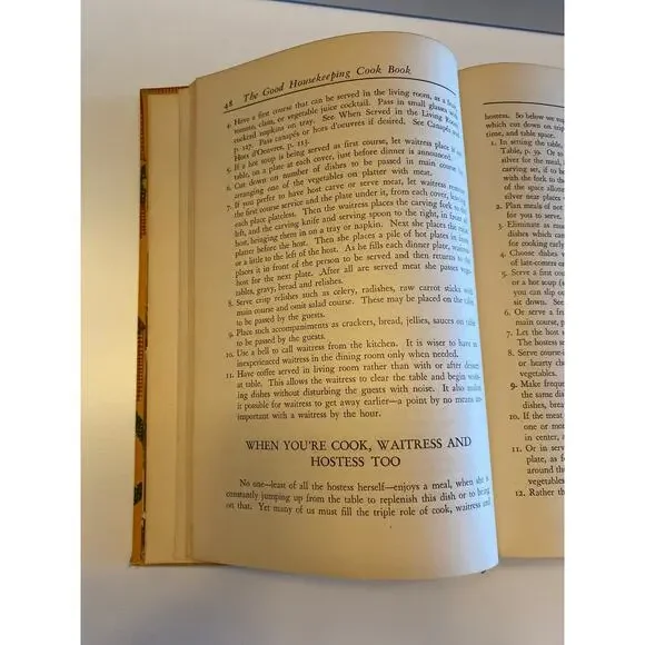 The Good Housekeeping Vintage Collectable Hardcover Cookbook 1942 Edition - Picture 7 of 10